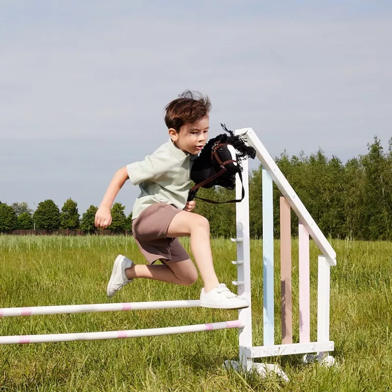 Koń na patyku HOPPIHORSE Hobby Horse A4 czarny