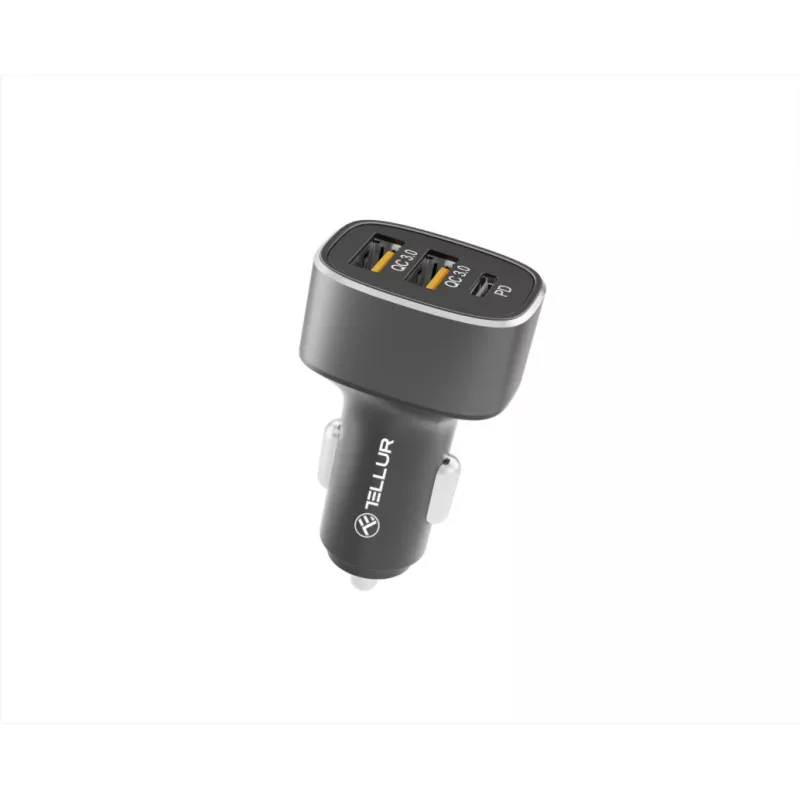 Ładowarka samochodowa Tellur FCC9 56W 9A — zasilacz USB do samochodu, łączna moc 56W, 9A maks.
