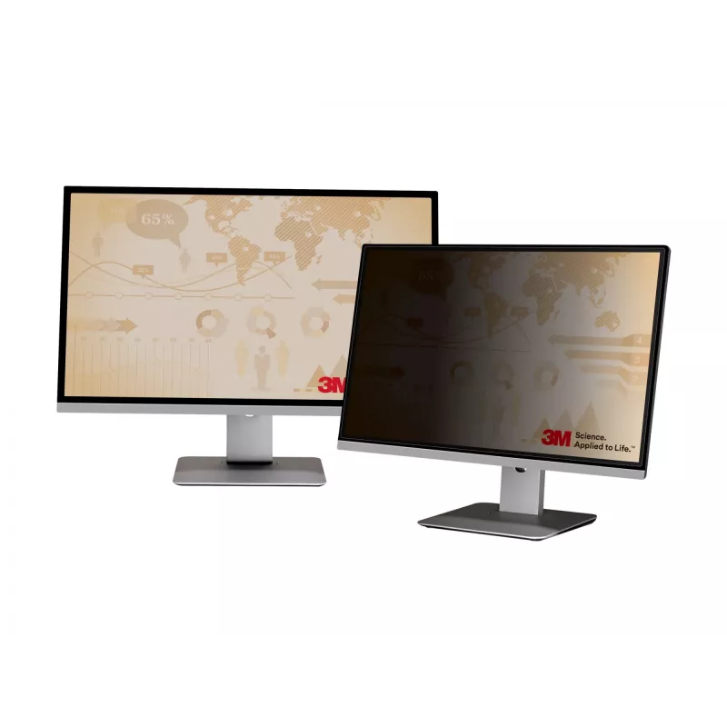 3M PF195W9B filtr prywatyzujący do wyświetlacza 49,5 cm (19,5 cala) Monitor bezramkowy filtr prywatyzujący