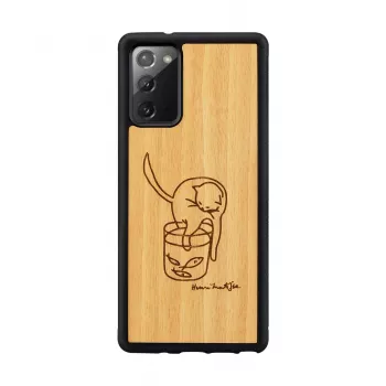 Etui ochronne man and wood na Samsung Galaxy Note 20 z nadrukiem kota i ryby