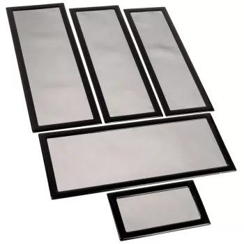 Zestaw filtrów przeciwkurzowych Demciflex do Lian Li O11 Dynamic - czarny/czarny