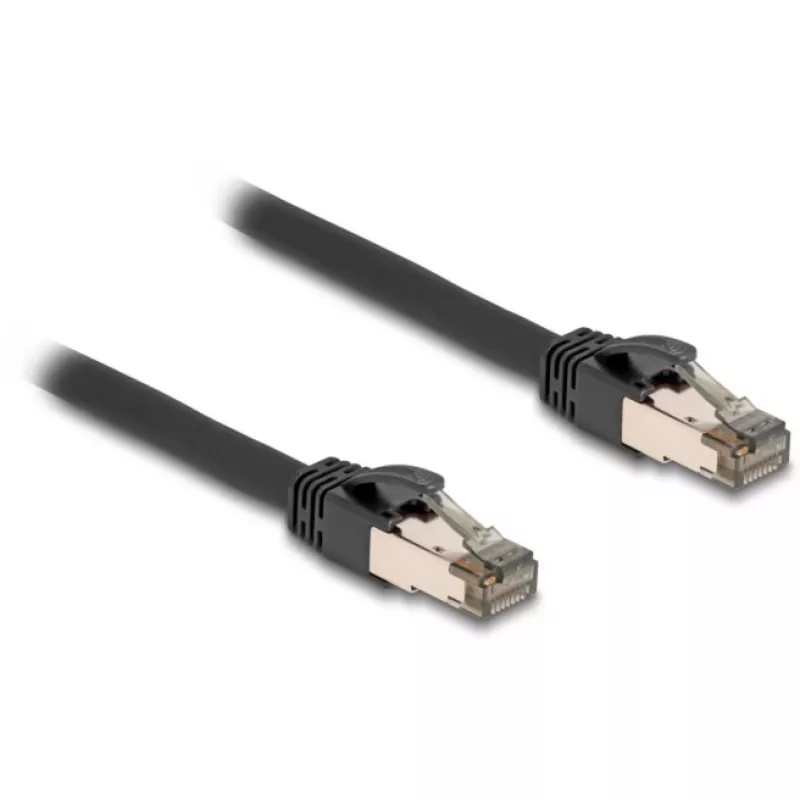 Delock 80244 kabel krosowy Ethernet czarny