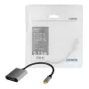 LogiLink CUA0103 Kabel USB 3.2 Gen1 Type-C na HDMI-A 0,15 m Czarny Szary
