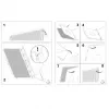 Cover PocketBook HN-QI-PU-700-BK-WW Czarny 7 inch