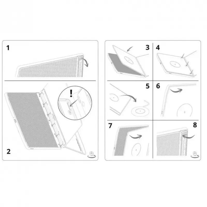 Cover PocketBook HN-QI-PU-700-BK-WW Czarny 7 inch