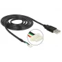 Kabel do kamery DeLOCK 95986 1,5 m czarny
