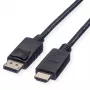 Kabel ROLINE 11445780 1 m DisplayPort na HDMI czarny