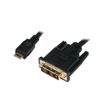 Kabel Mini HDMI do DVI-D M/M, 1 m, czarny