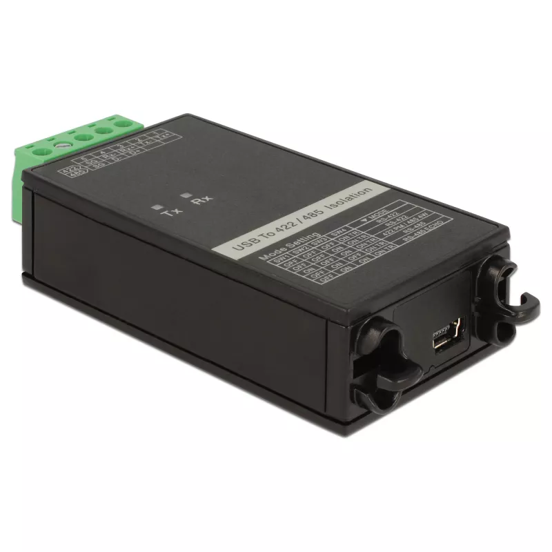 Adapter przejściowy DeLOCK 62501 USB 2.0 RS-422/485 Czarny Zielony