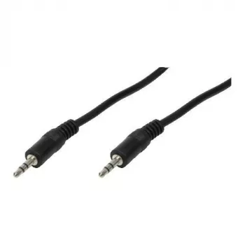 Logilink - Kabel audio - Mini-Phone Stereo 3,5 mm (M) - Mini-Phone Stereo 3,5 mm (M) - 2 m - Czarny (CA1050)