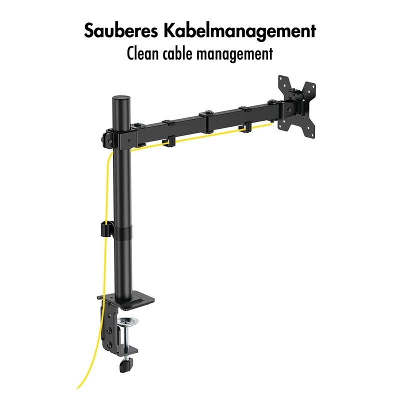 Uchwyt do monitora 17-32 cali, max 10 kg, stal