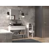 Szafka łazienkowa stojąca Top e Shop NEL V DDS BIEL — 300×300×850 mm, 3 półki, biała
