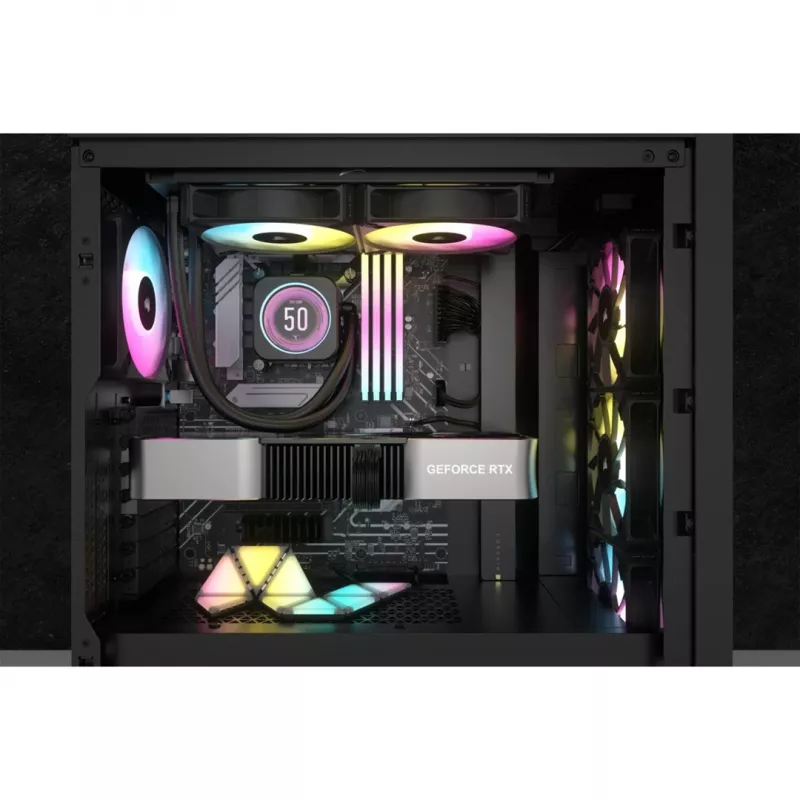 Corsair CW-9060074-WW układ chłodzenia komputera Procesor Chłodzenie cieczą typu All-in-one 12 cm Czarny 1 szt.