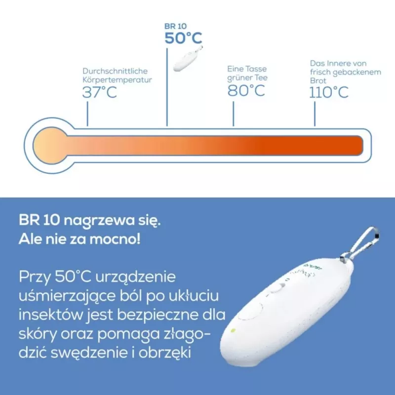 Urządzenie łagodzące ukąszenia owadów BR10