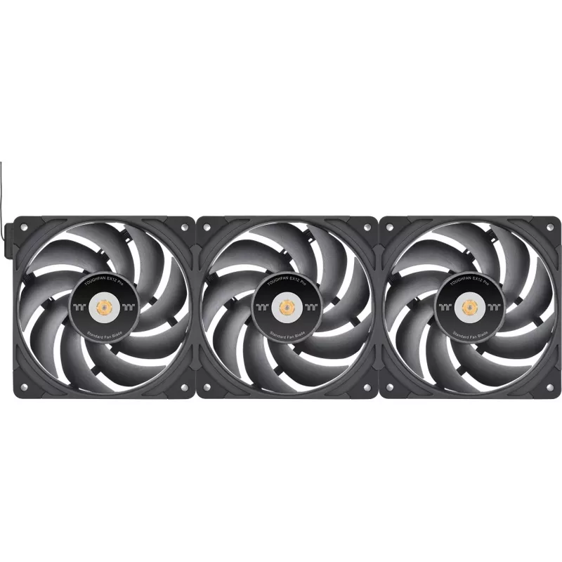 Thermaltake TOUGHFAN EX12 Pro Swappable Edition 120mm Wentylator obudowy 3-pak Czarny