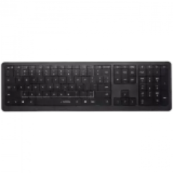 Bezprzewodowa klawiatura CLEVETURA CLVX 1 Touch-On-Keys AI, układ ANSI US Windows, przełączniki nożycowe, aluminiowa obudowa, interaktywne RGB