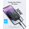 Anker PowerCore 533 - Powerbank - 10000 mAh - 30 Watt - 3 A (24 pin USB-C) - Czarny (A1256G12)
