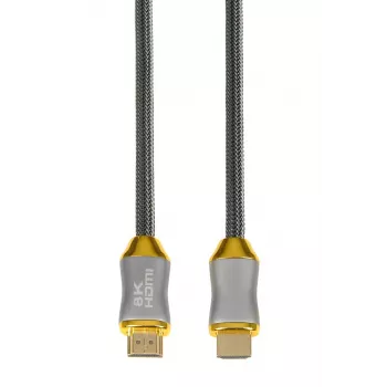 Kabel HDMI IBOX HD08 2 m, HDMI Typ A męski–męski, HDMI 2.1, srebrny