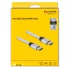 Kabel HDMI DeLOCK Ultra High Speed 48 Gb/s 8K 60 Hz srebrny 1 m