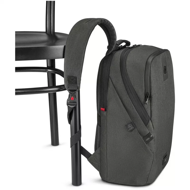 Plecak casualowy Wenger SwissGear MX Eco Light Szary Z plastiku z recyklingu