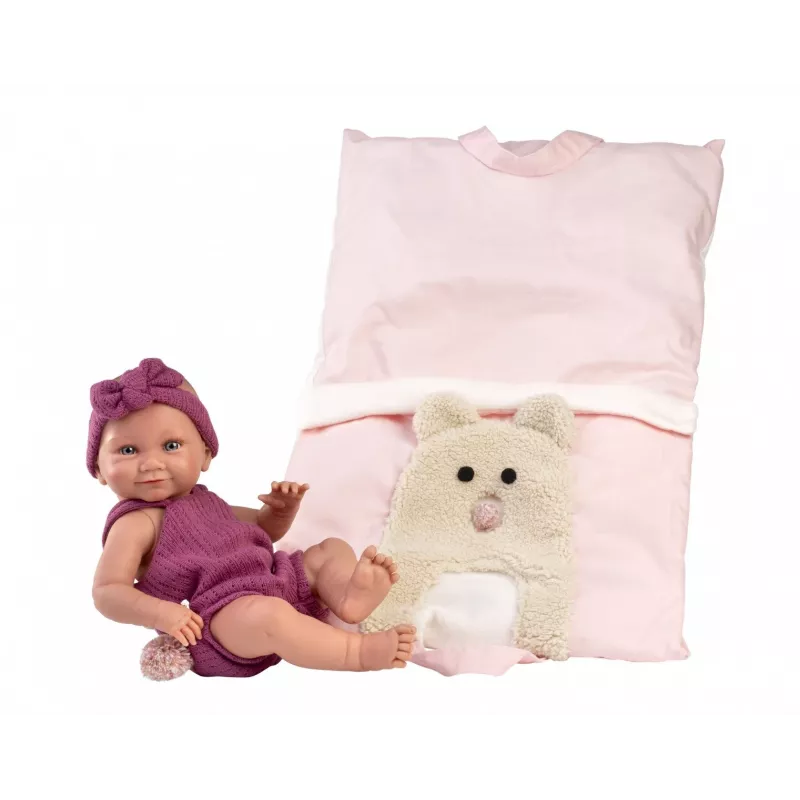 Lalka Llorens 40 cm szmaciana lalka bobas z realistycznymi detalami do zabawy i kolekcjonowania