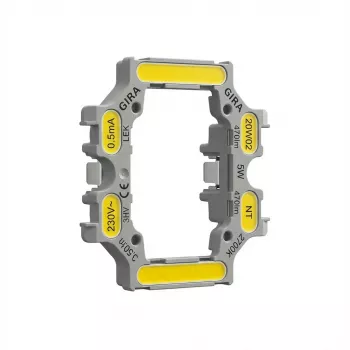 gira LED wyłącznik różnicowoprądowy T2 0,5 mA akcesorium 3792010 biały