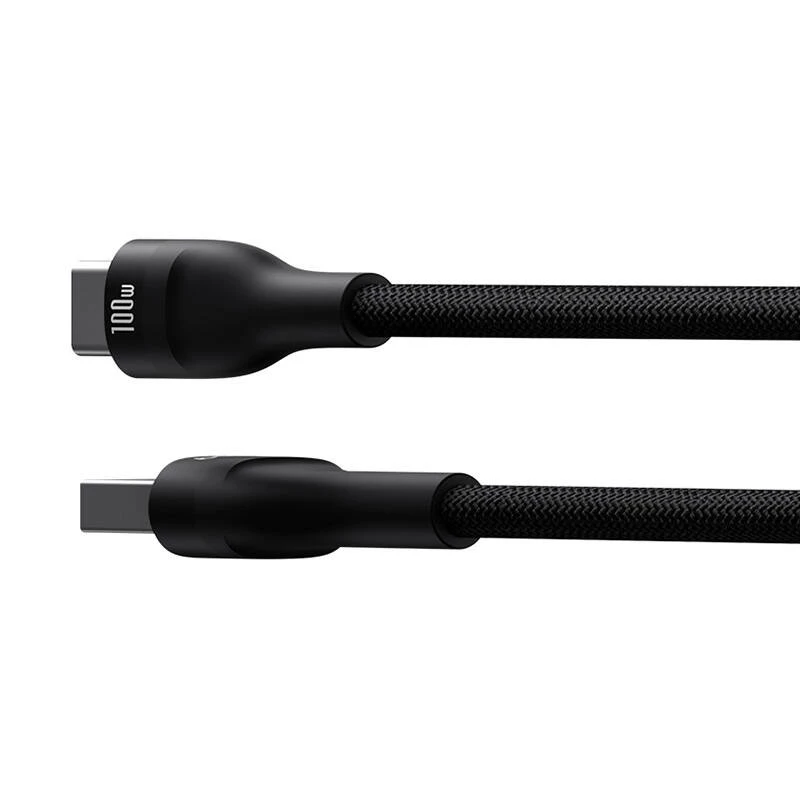 Baseus Flash 2 USB A do USB C kabel szybkiego ładowania 2 m 100 W Czarny