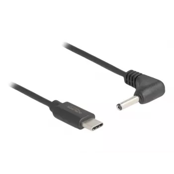 DeLOCK 85393 kabel zasilający Czarny 1,5 m USB C 3,5 x 1,35 mm