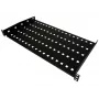 Alantec SA-P-19-1U-280-2-C 19-calowa stała półka rack, 1U, głębokość 280 mm, czarna