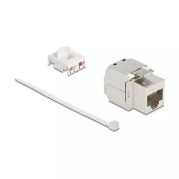 Adpter złącza kabla DeLOCK 90683 RJ45 LSA Srebrny