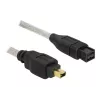 Kabel FireWire A/B DeLOCK 82588 1,0 m szary