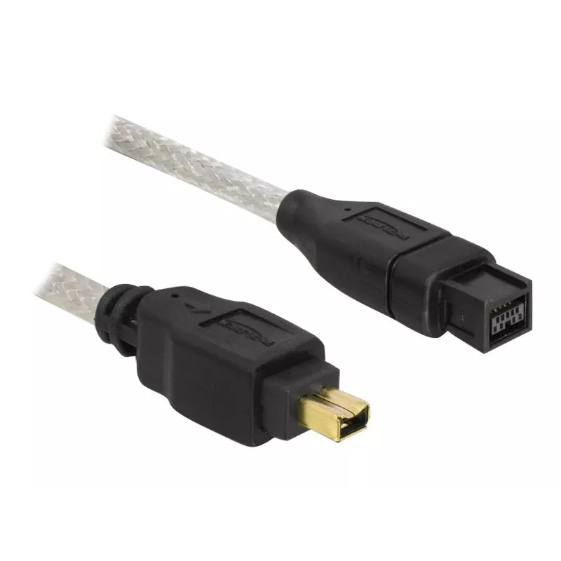 Kabel FireWire A/B DeLOCK 82588 1,0 m szary