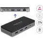 DeLOCK Stacja dokująca USB Type-C 4K z dwoma HDMI, MST, USB, Gigabit LAN, PD 85W