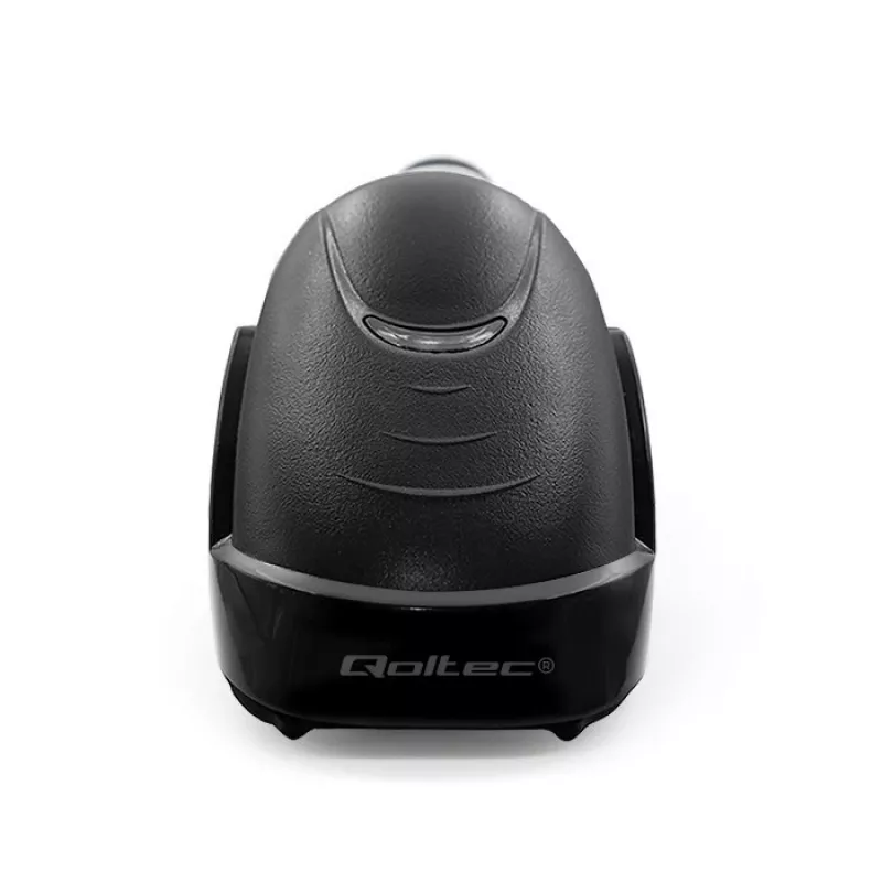 Qoltec 1D Laserowy Czytnik Kodów Kreskowych | USB | Czarny