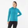 Hoodie Viking Jukon Lady S, midlayer damski z kapturem, trawiasta zieleń, Polartec, rozmiar S