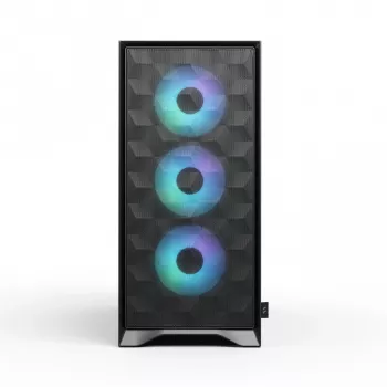 Obudowa PC Fractal Design Pop 2 Air Czarny Solid typu midi tower — obsługa ATX, 3 wentylatory przednie 120 mm, zatoki na dyski 2,5/3,5 cala, 215×481×462 mm