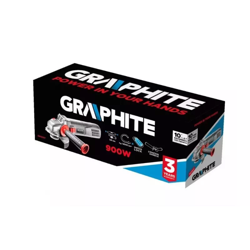 Szlifierka kątowa GRAPHITE 59G087 900W tarcza 125mm