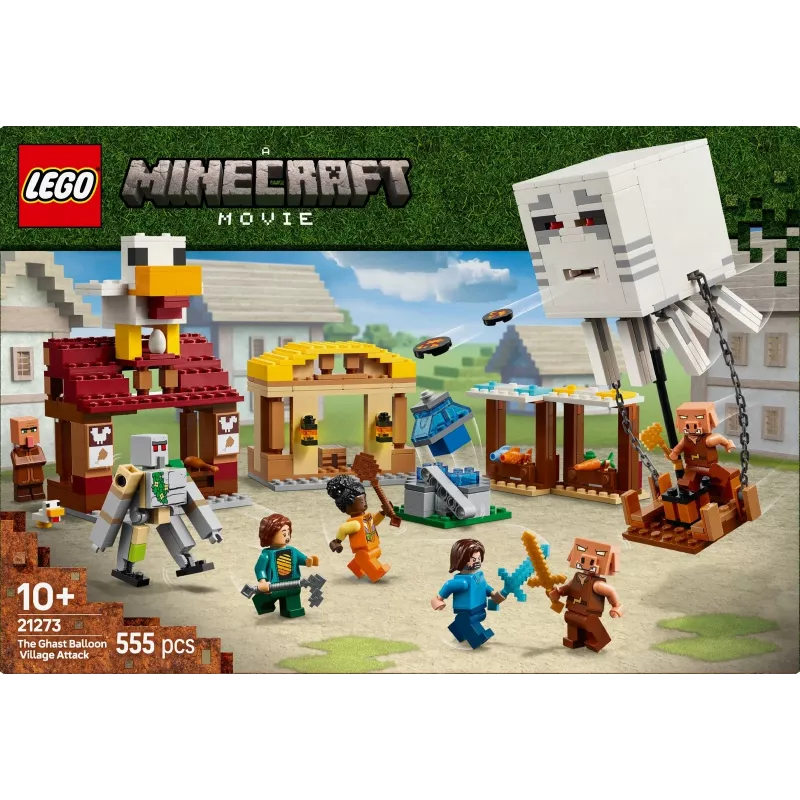LEGO MINECRAFT 21273 Atak latającej meduzy na wioskę