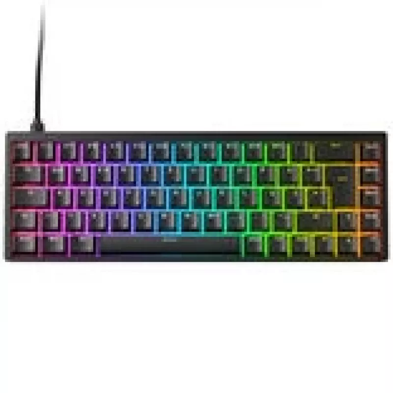 Mechaniczna klawiatura gamingowa Endgame Gear KB65HE, układ 65%, częstotliwość odświeżania 8K, podświetlenie RGB