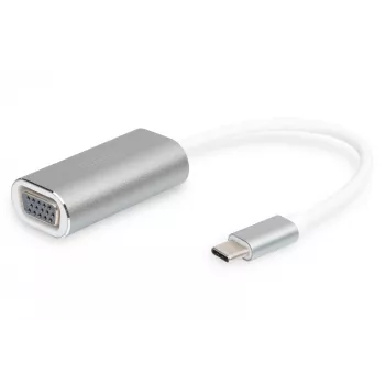 DIGITUS DA-70837 Adapter graficzny VGA 1080p FHD na USB 3.0 Type C, aluminiowy