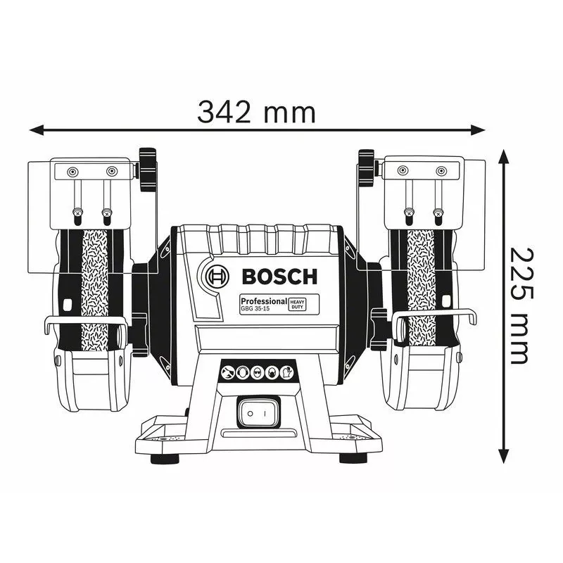 SZLIFIERKA STOŁOWA FI 150/20 MM 350W GBG 35-15 BOSCH
