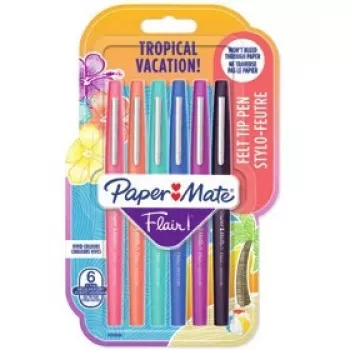 Zakręcany długopis żelowy Papermate Flair Tropical 2028906