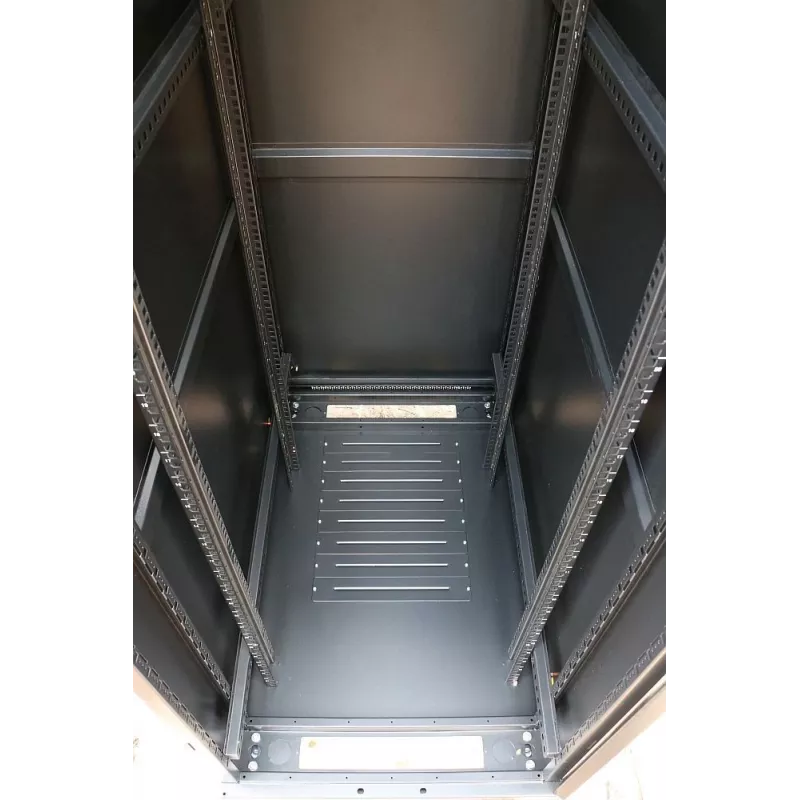 Stojak wolnostojący Extralink 42U 800X800 CZARNA SZAFKA RACK STOJĄCA 1400 kg udźwig