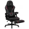 Fotel gamingowy huzaro Force 4.6 — ergonomiczne siedzisko z tkaniny, regulowana wysokość i pochylenie, podparcie lędźwiowe, maks. 130 kg, szerokość siedziska 41 cm