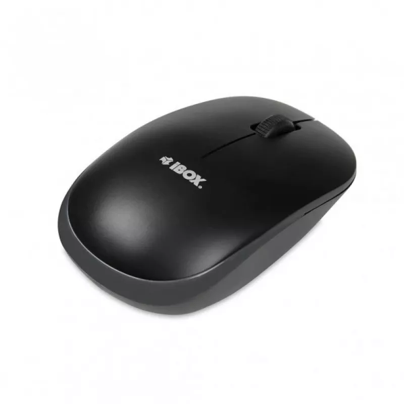 IBOX Desktop Kit Pro bezprzewodowa klawiatura i mysz, QWERTY pełnowymiarowa 104 klawisze, 2.4 GHz, 1200 DPI, czarna