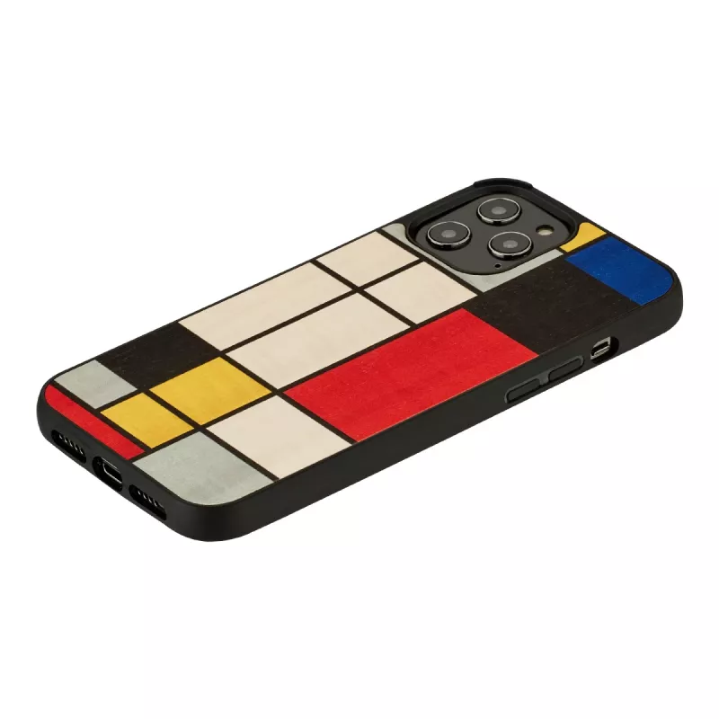 Etui na telefon man and wood do iPhone 12 Pro Max — drewniane czarne etui ochronne
