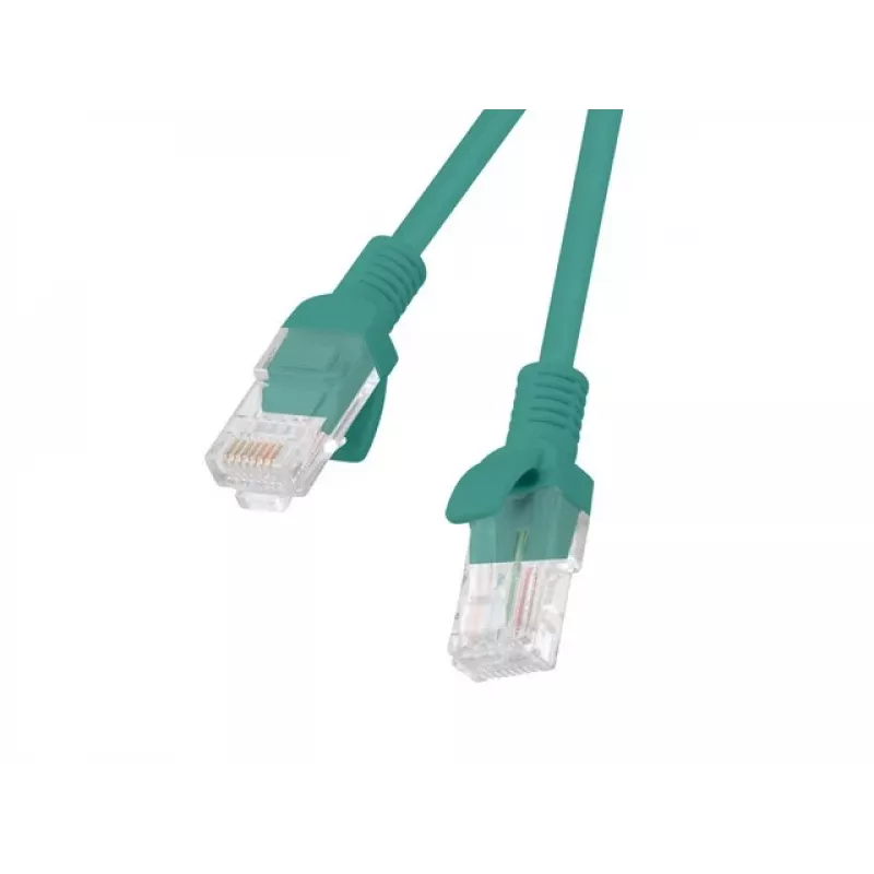 PATCHCORD Cat.6 UTP 1.5M Green FLUKE PASSED LANBERG 10-PACK
