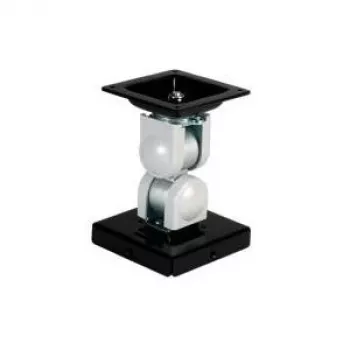 Uchwyt LCD, montaż ścienny, 2 przeguby, 6 kg, 75 x 75 mm, 75 x 75 mm, szary
