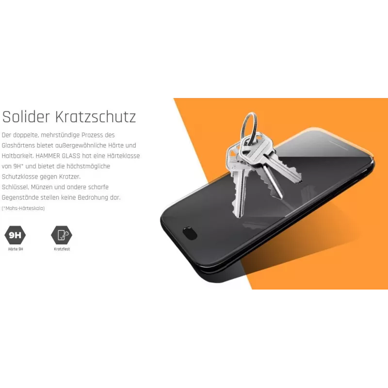 Szkło hartowane ochronne na ekran MYPHONE Hammer Energy 2 o twardości 9H i właściwościach zapobiegających zarysowaniom