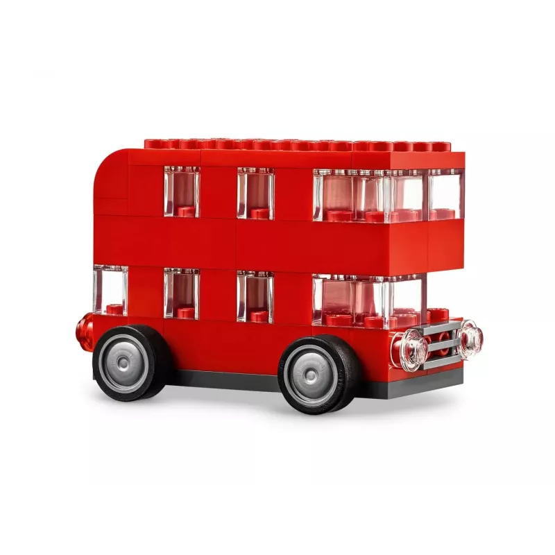 LEGO Classic Kreatywne Pojazdy Kolorowy Zestaw Modeli Samochodów Zawierający Zabawkę Radiowozu Policyjnego i 11023 Classic Zielona Płyta Podstawowa Kwadratowa 32x32 Wypustki Trawnik Budowlany